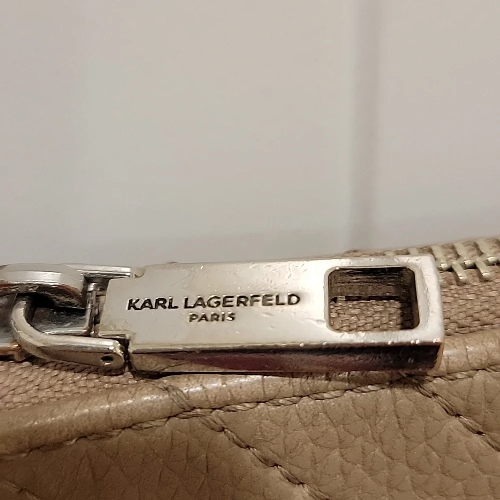 Karl Lagerfeld Crossbody Tan Purse - Picture 4 of 12